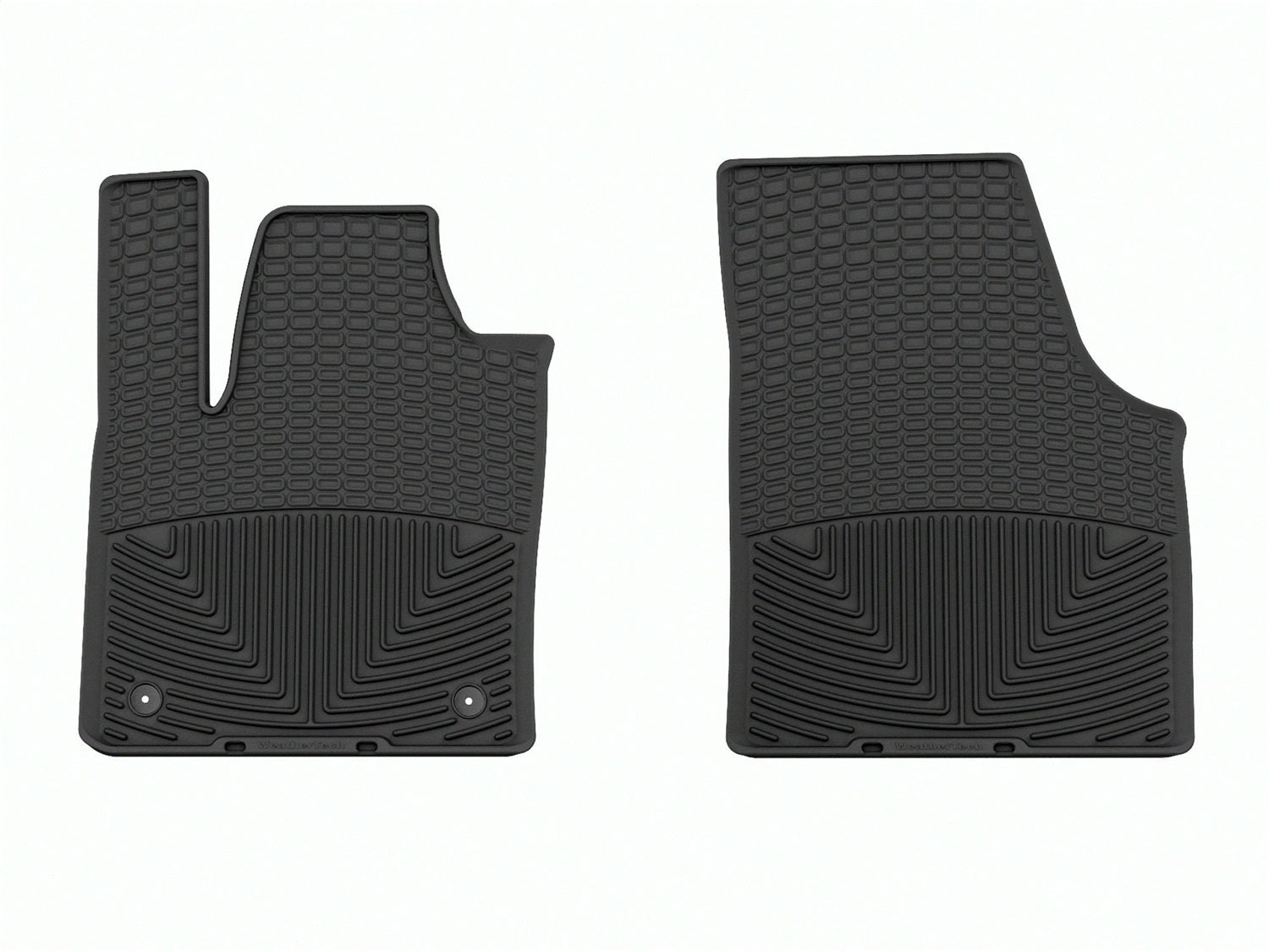 Weathertech - All Weather Floor Mats Black Front & Rear Set 18-26 Volkswagen Atlas / 20-26 Volkswagen Atlas-Cross-Sport 