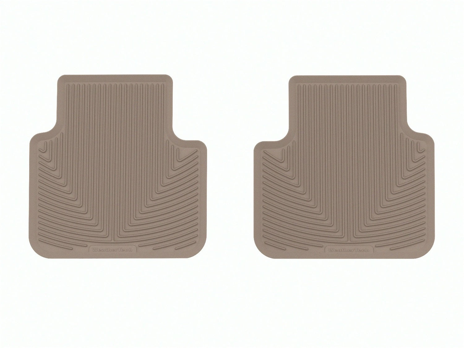 Weathertech - All Weather Floor Mats - Tan Rear 18-26 Volkswagen Atlas / 20-26 Volkswagen Atlas-Cross-Sport - W656TN