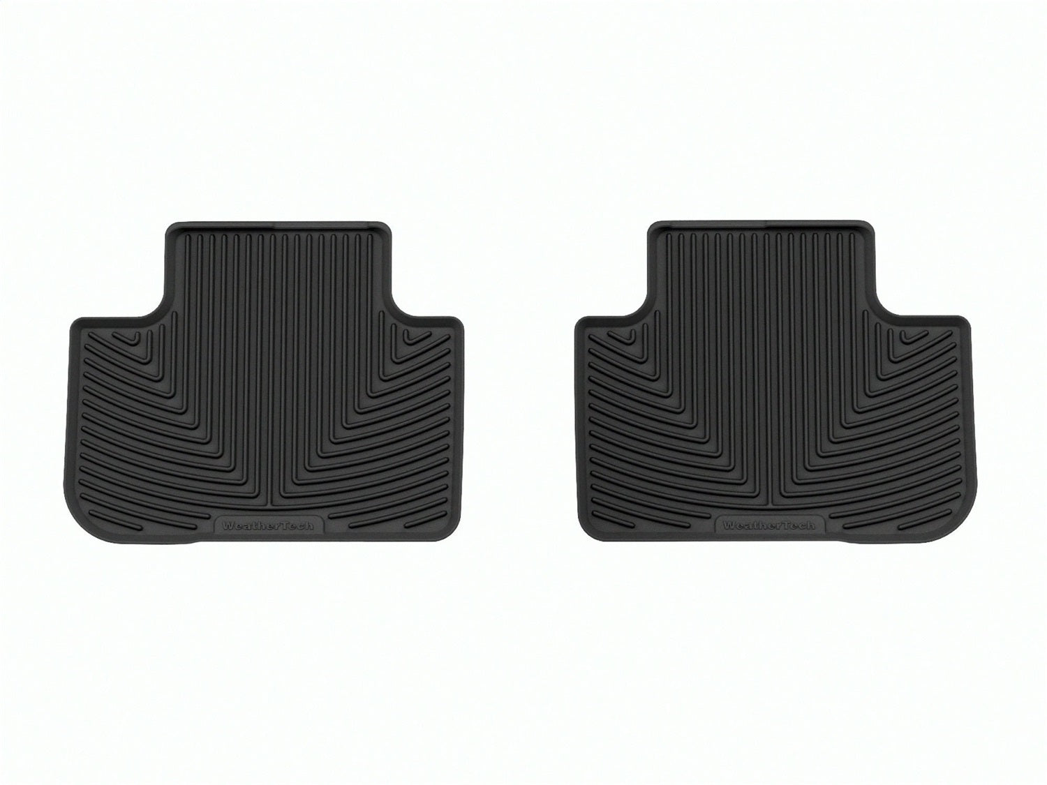 Weathertech - All Weather Floor Mats - Black Rear 18-24 BMW X3 / 19-25 BMW X4 - W660