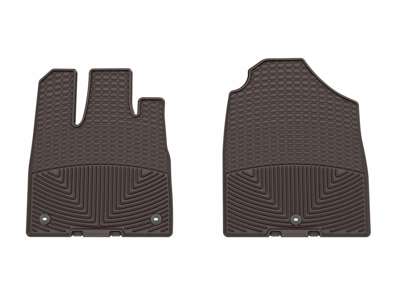 Weathertech - All Weather Floor Mats - Cocoa Front 26 Honda Passport / 23-25 Honda Pilot - W664CO