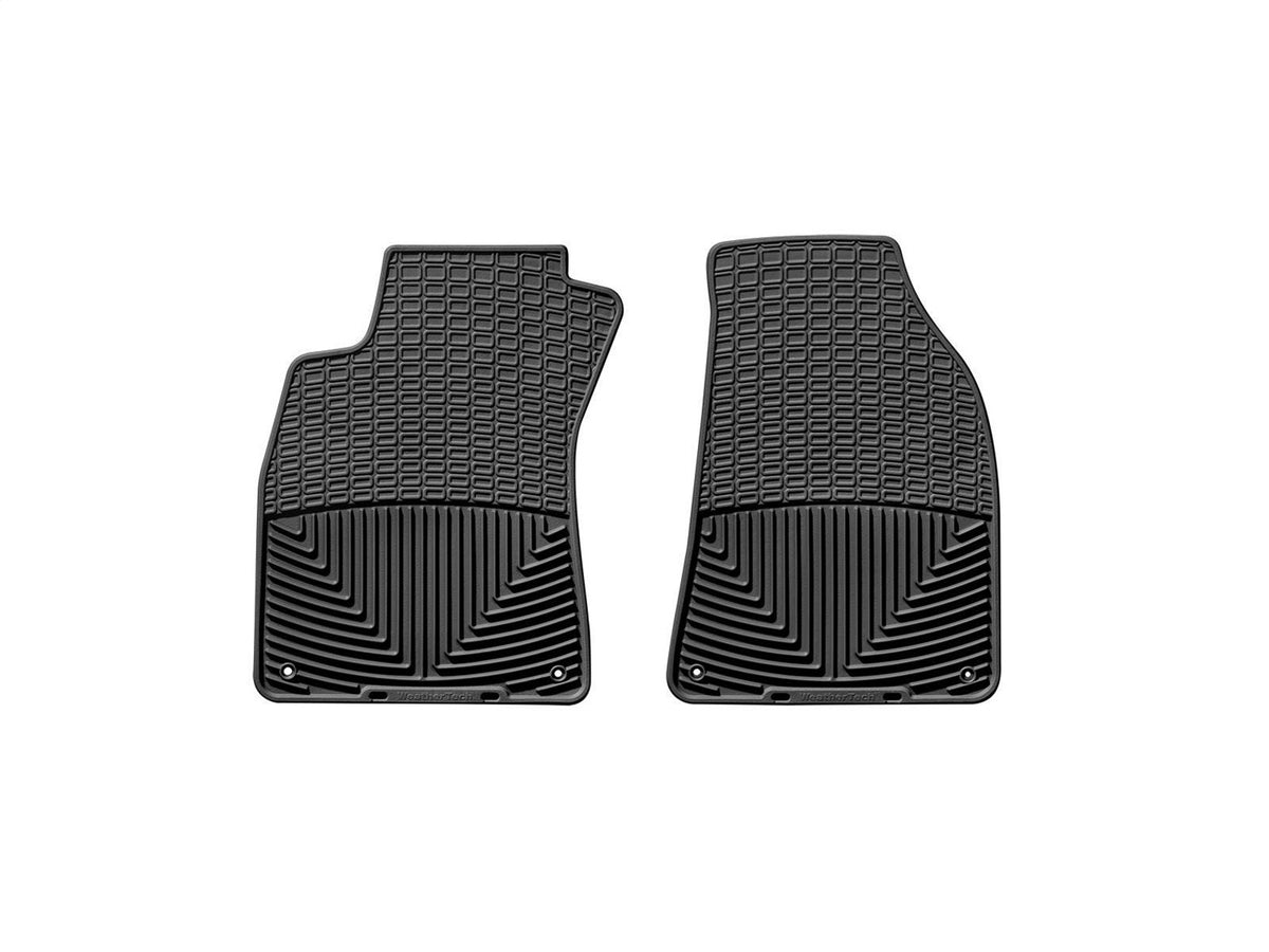 Weathertech - All Weather Floor Mats - Black Front 02-09 Audi A4 / 07-08 Audi RS4 / 02-09 Audi S4 - W67