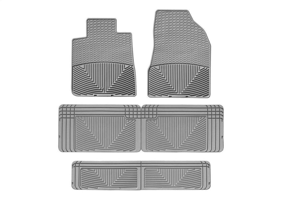 Weathertech - All Weather Floor Mats - Gray Front Rear and Third Row - W68GRW25GRW60GR