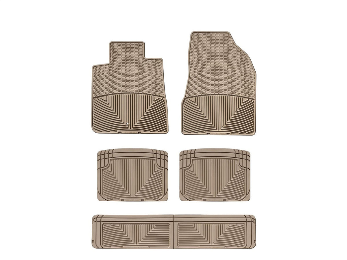 Weathertech - All Weather Floor Mats - Tan Front Rear and Third Row - W68TNW20TNW60TN