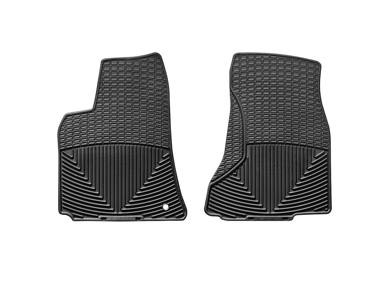 Weathertech - All Weather Floor Mats - Black Front 05-10 Chrysler 300 / 06-10 Dodge Charger / 05-08 Dodge Magnum - W69