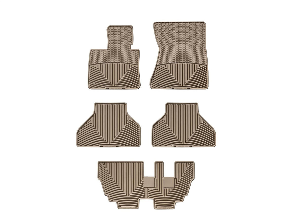 Weathertech - All Weather Floor Mats - Tan Front Rear and Third Row 07-13 BMW X5 - W74TNW144TNW145