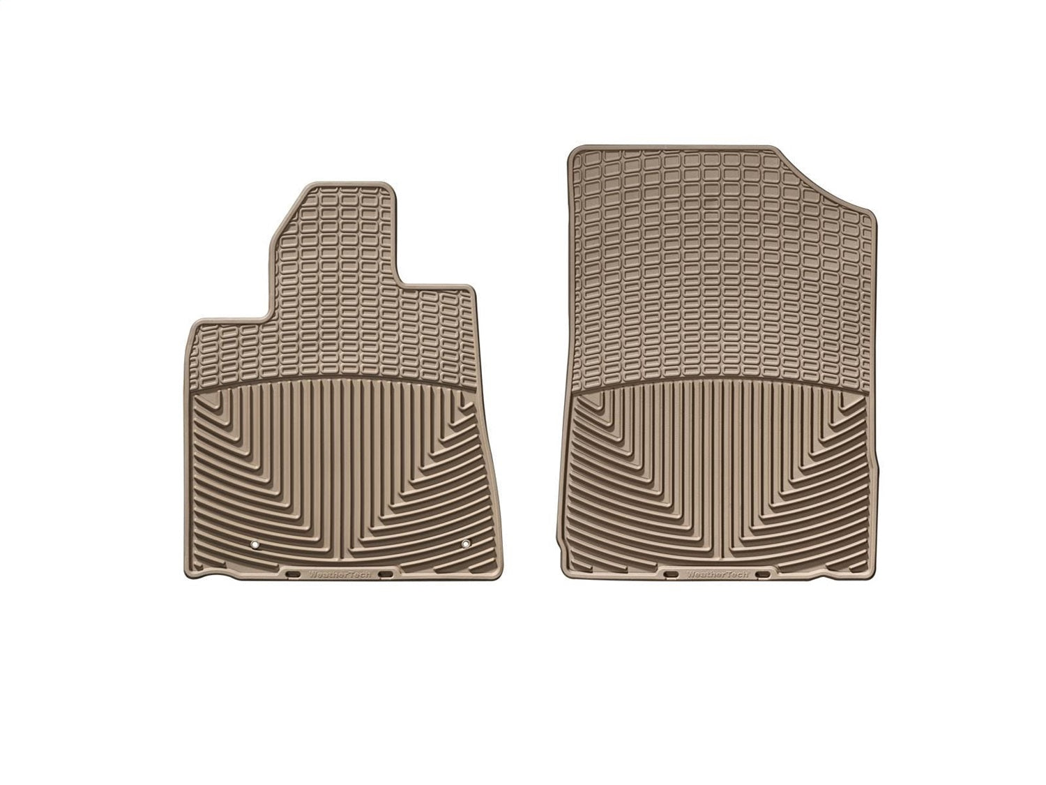 Weathertech - All Weather Floor Mats - Tan Front 08-11 Toyota Sequoia / 07-11 Toyota Tundra - W76TN