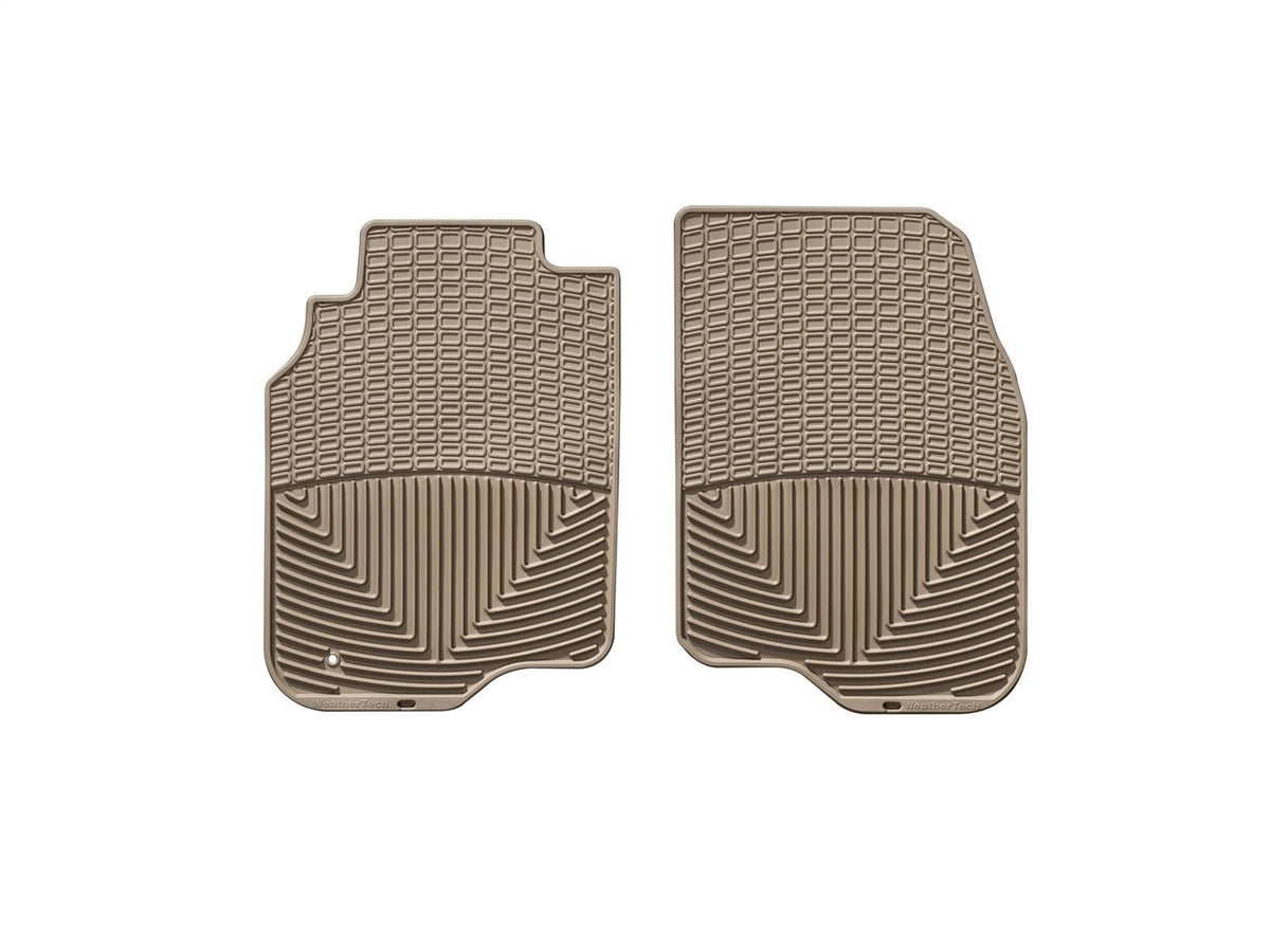 Weathertech - All Weather Floor Mats - Tan Front 08-12 Chevrolet Malibu / 07-09 Saturn Aura - W89TN
