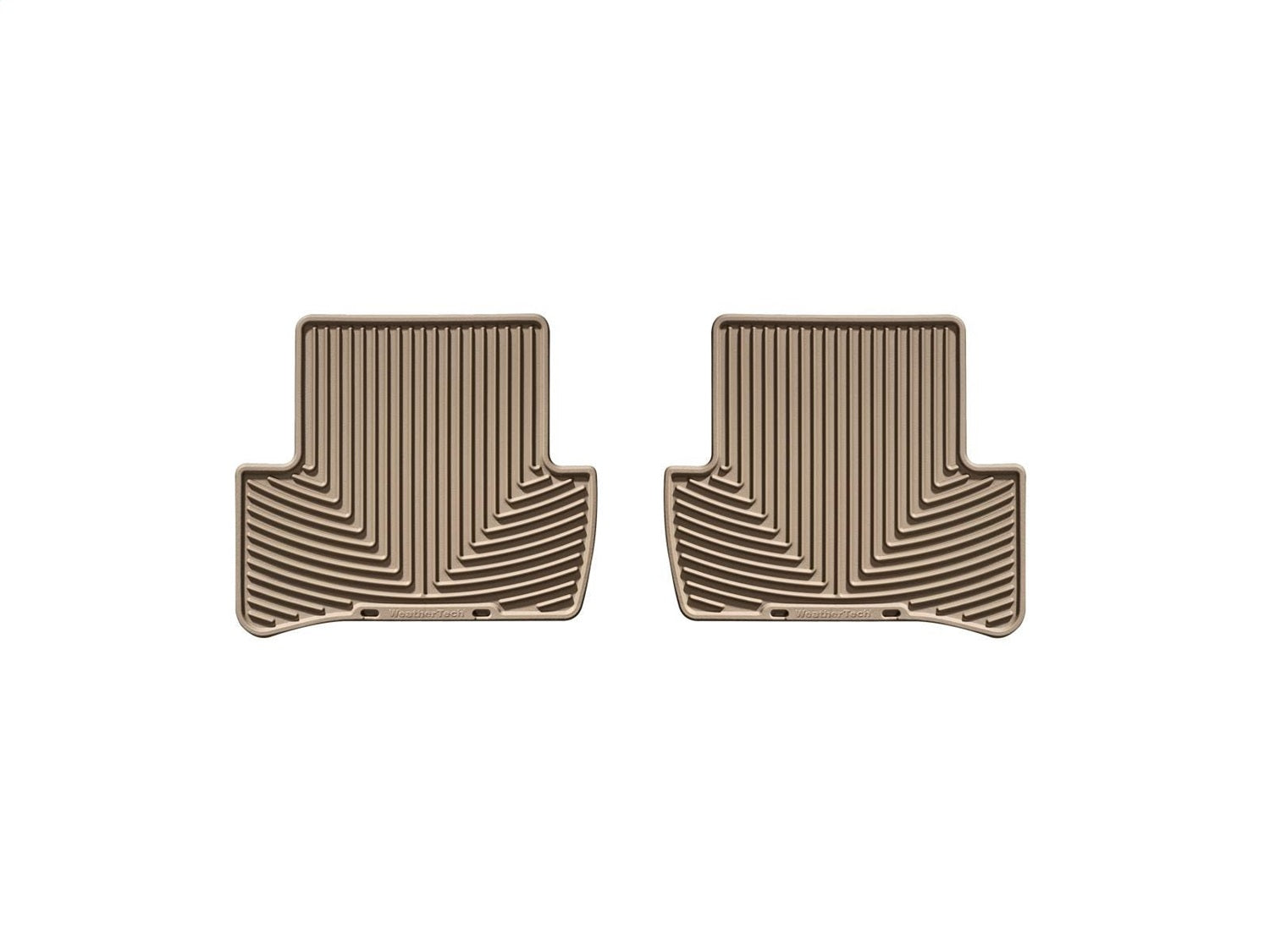 Weathertech - All Weather Floor Mats - Tan Rear 08-14 Mercedes Benz C-Class / 08-14 Mercedes Benz C63-AMG - W90TN