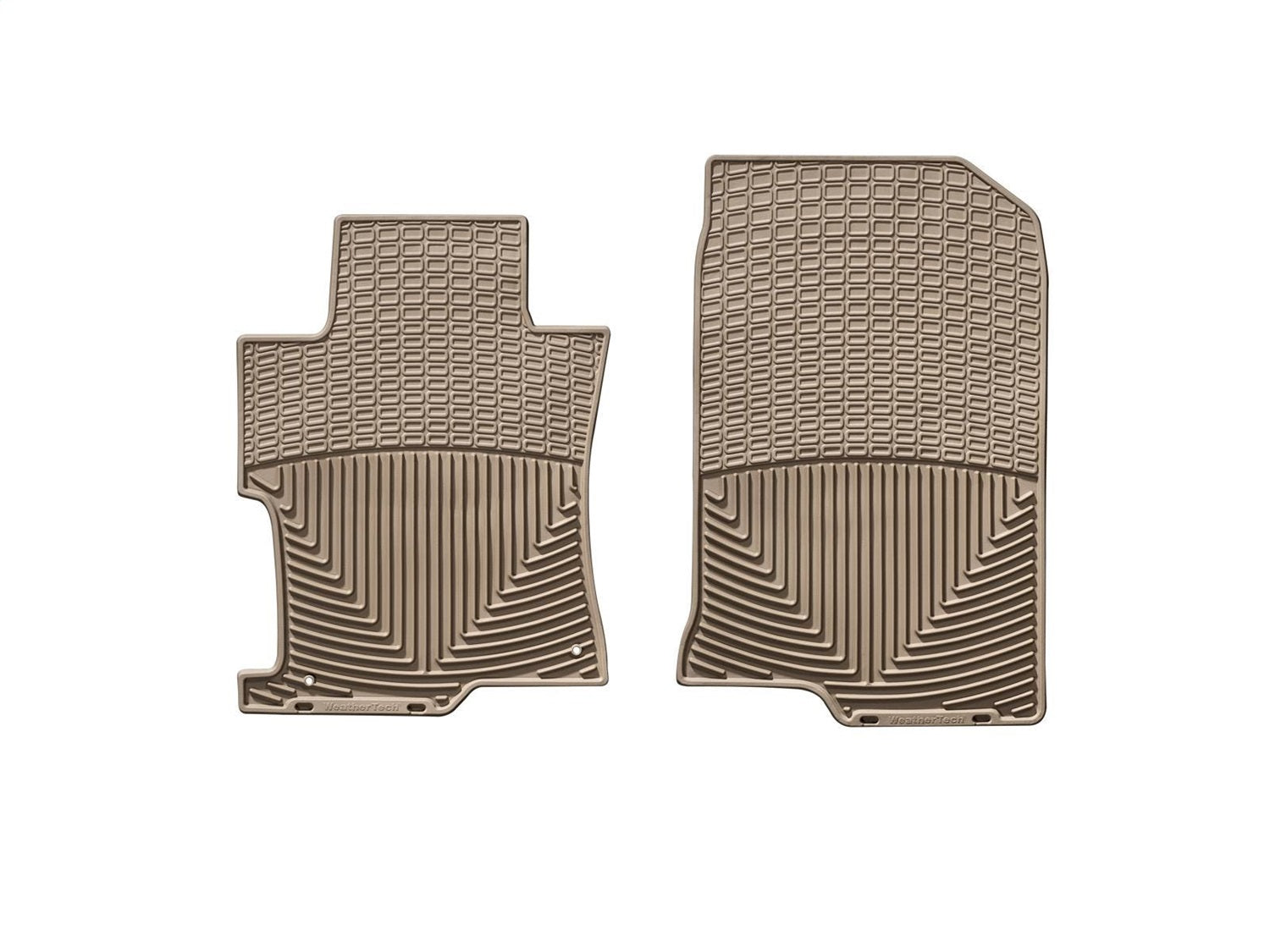 Weathertech - All Weather Floor Mats - Tan Front 08-12 Honda Accord - W94TN