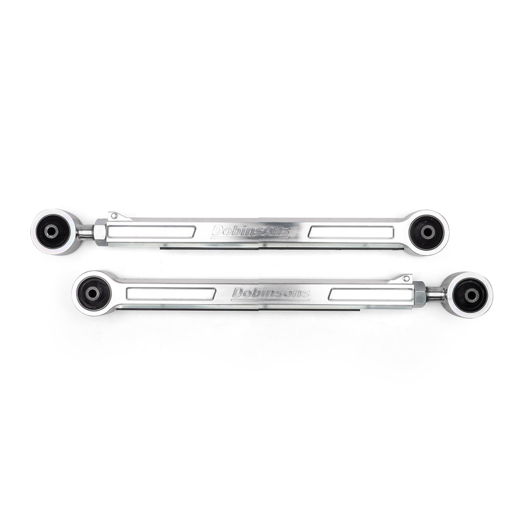 DOBINSONS BILLET ALUMINUM REAR ADJUSTABLE LOWER TRAILING ARMS - 200 & 300 SERIES - WA59-747K
