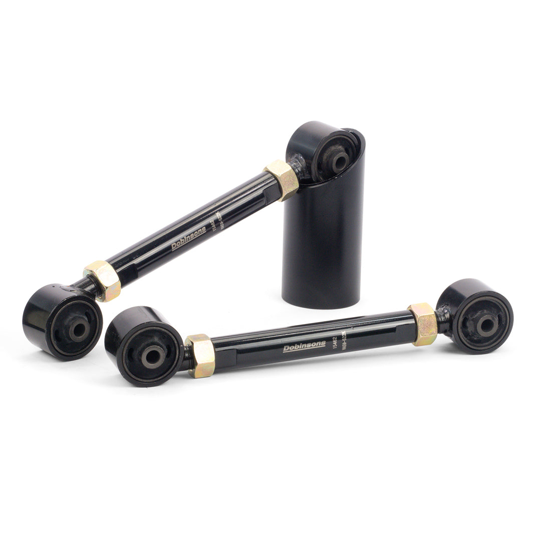 DOBINSONS REAR ADJUSTABLE TUBULAR STEEL SERIES UPPER TRAILING ARMS (PAIR) - WA59-522K