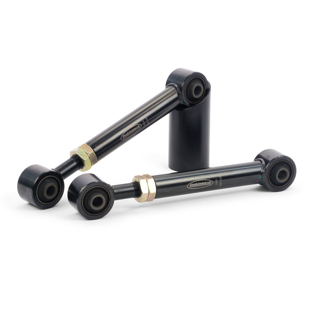 DOBINSONS REAR ADJUSTABLE TUBULAR STEEL SERIES UPPER TRAILING ARMS (PAIR) - TOYOTA LAND CRUISER 80 SERIES & LX450 - WA59-545K
