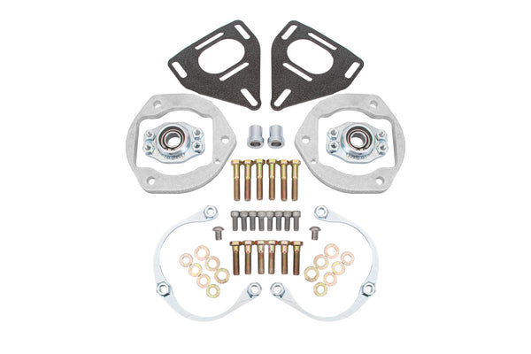 BMR 16-24 Chevy Camaro Caster Camber Plates - Black Hammertone - WAK360H