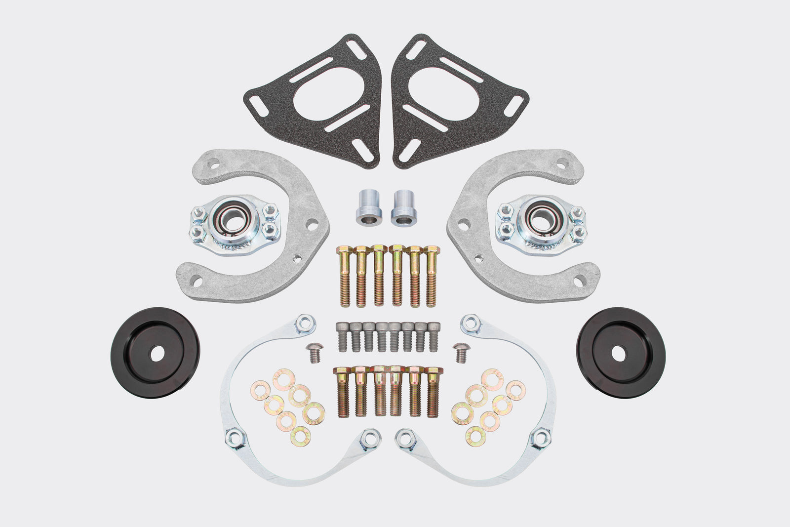BMR 16-24 Chevrolet Camaro Caster Camber Plates (Coil-Over Only) - Black Hammertone - WAK361H