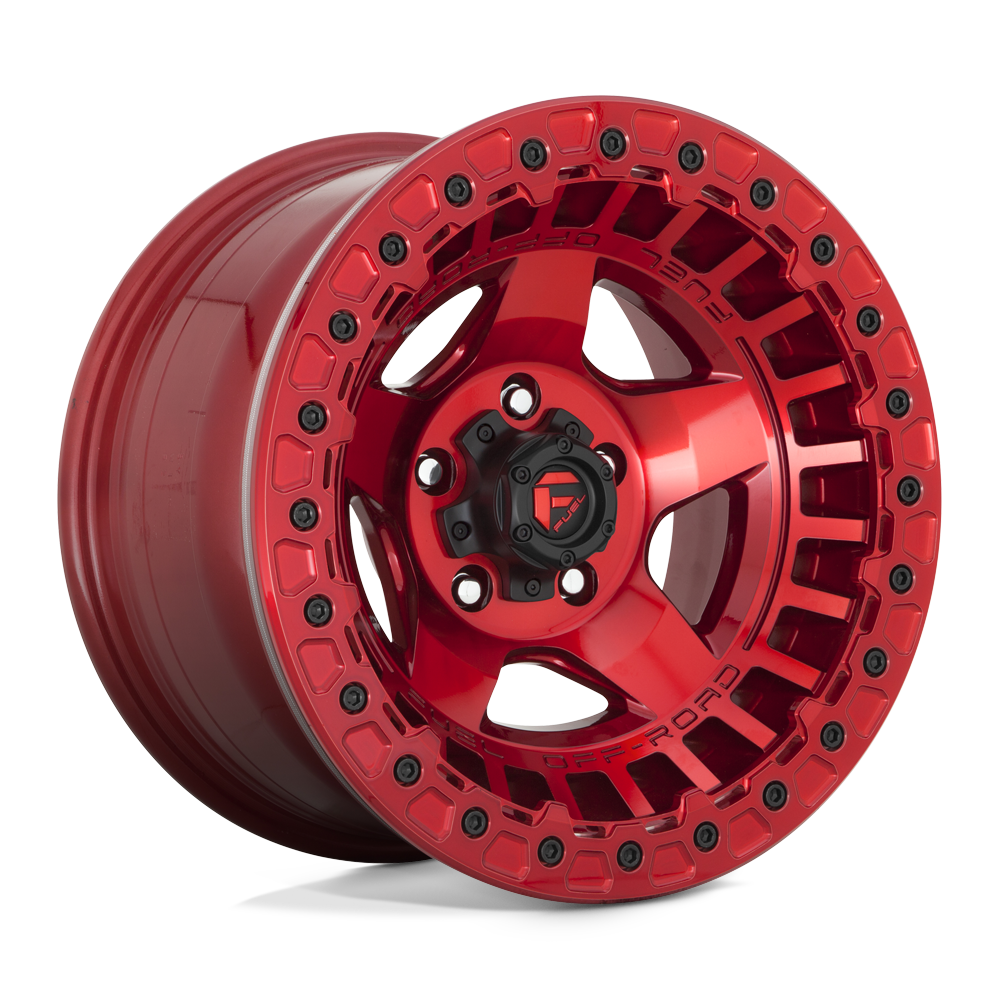 Fuel Off-Road Aluminum Wheels 17X9 Warp Beadlock D117 Candy Red
