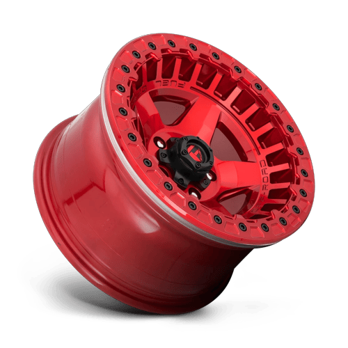 Fuel Off-Road Aluminum Wheels 17X9 Warp Beadlock D117 Candy Red