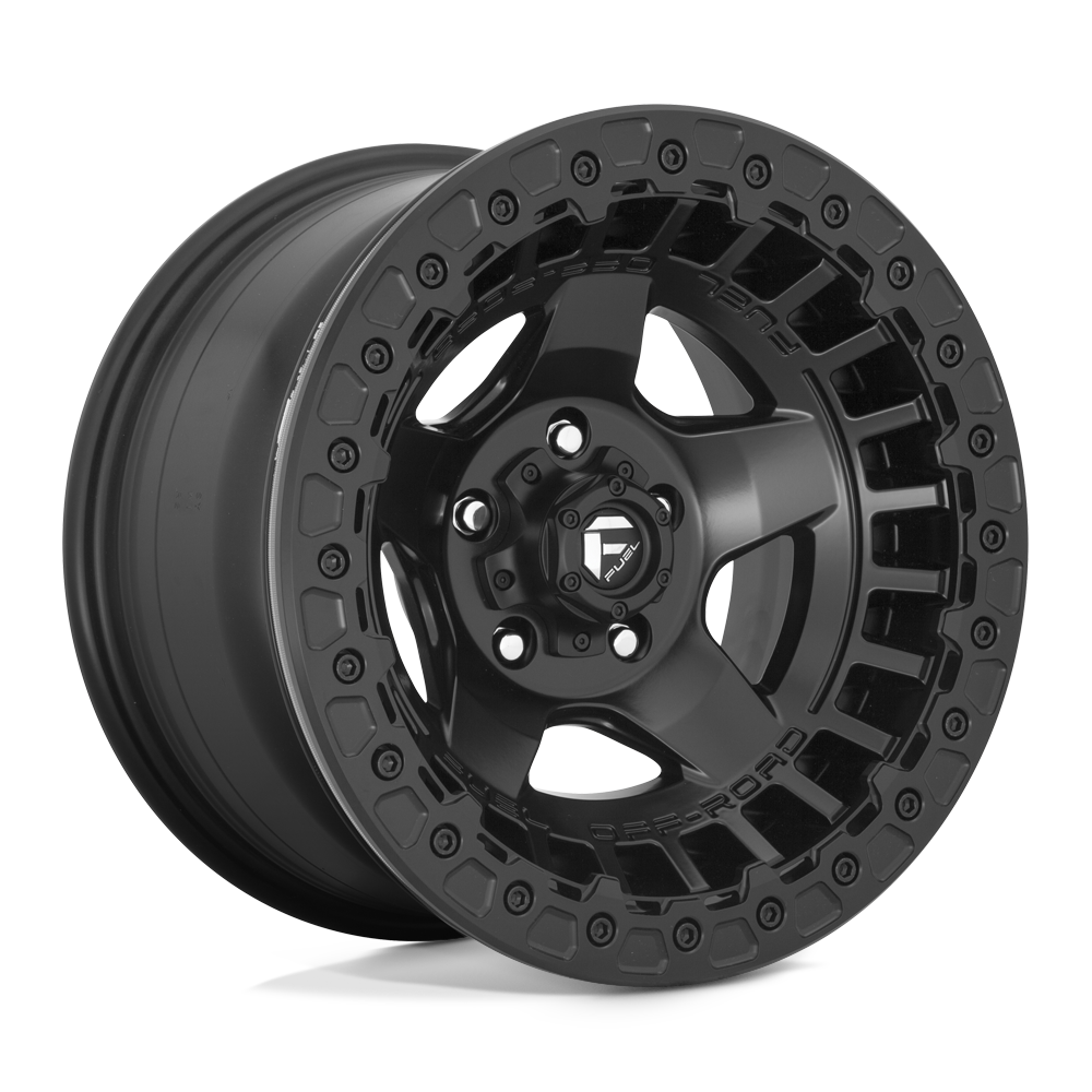 Fuel Off-Road Aluminum Wheels 17X9 Warp Beadlock D118 Matte Black