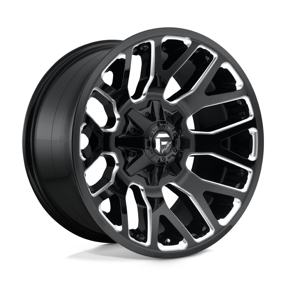 Fuel Off-Road Aluminum Wheels 20X10 Warrior D623 Gloss Black Milled