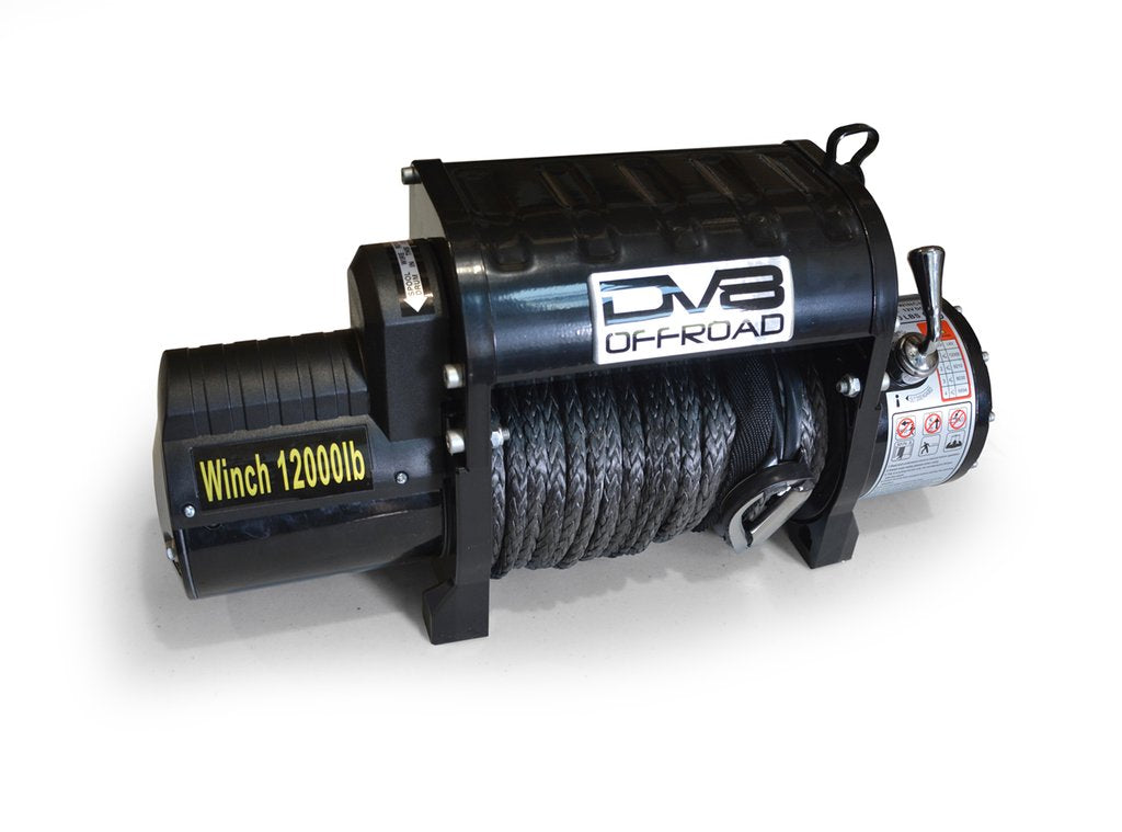 DV8 Offroad - 12,000 lbs. Winch with Synthetic Rope - WB12SR