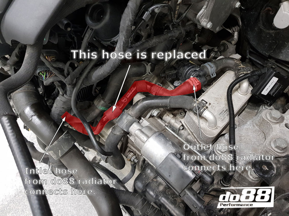 do88 - VW Golf GTI Mk7 (MQB) Auxiliary DSG Radiator - WC-330