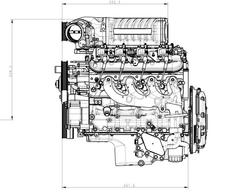 Whipple 'LS W185RF (3.0 L) SC "Hot Rod" kit **MUST USE WEGNER ACCESSORY DRIVE**