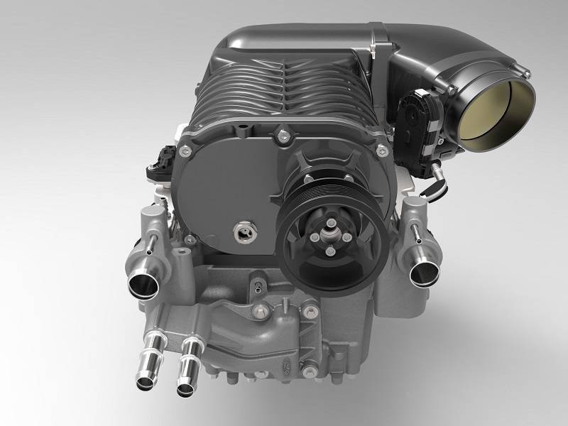 Whipple 3.8 L Supercharger Kit '07-14 Ford Mustang GT500 5.4/5.8 L  **Includes 132mm TB, 123mm CAI**