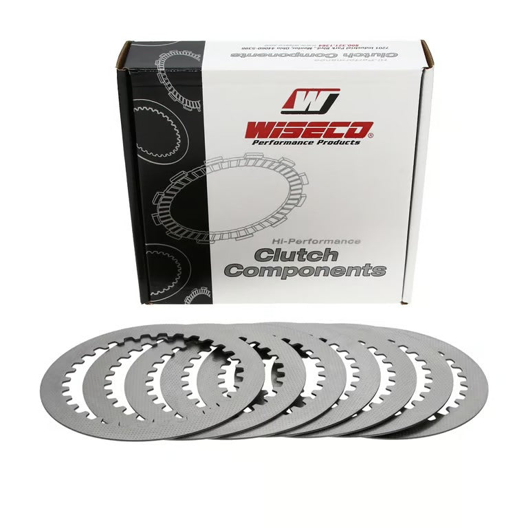 Wiseco Clutch Plate Kit - 6 Steel Clutch Basket - WPPS054