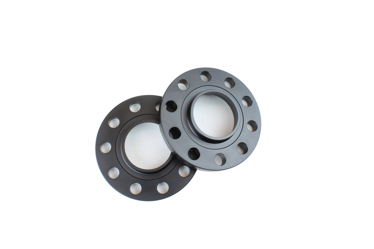 ISC Suspension BMW 5x120 Hub Centric (72.5 Hub Bore) Wheel Spacers 20mm Black (Pair) - WSBMW20B
