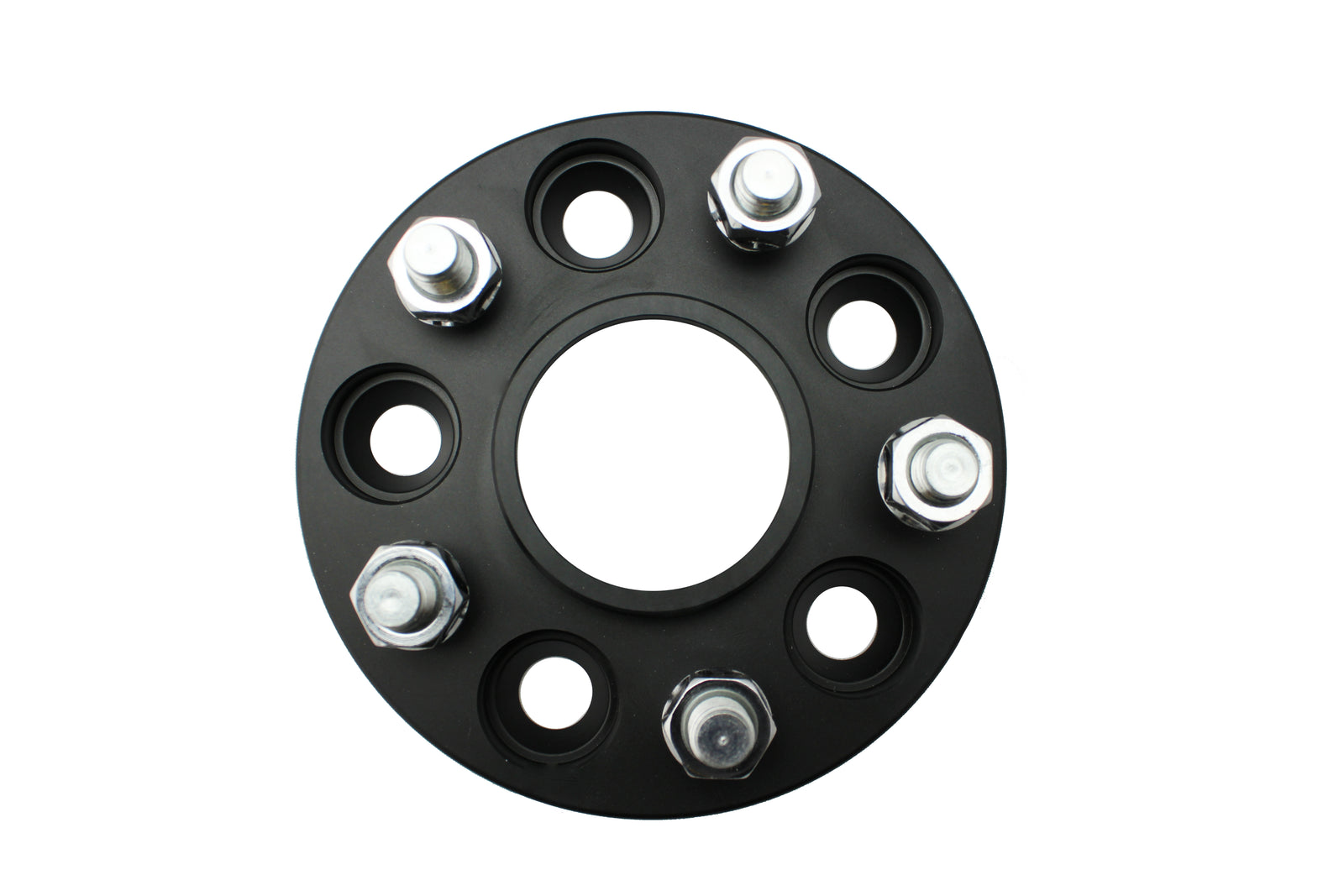 ISC Suspension 5x108 Hub Centric Wheel Spacers 15mm Black (Pair) - WSFD15B