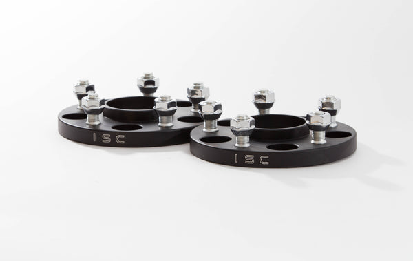 ISC Suspension Mazda/Mitsubishi 5x114.3 Hub Centric (67 Hub Bore) Wheel Spacers 15mm Black (Pair) - WSMM15B