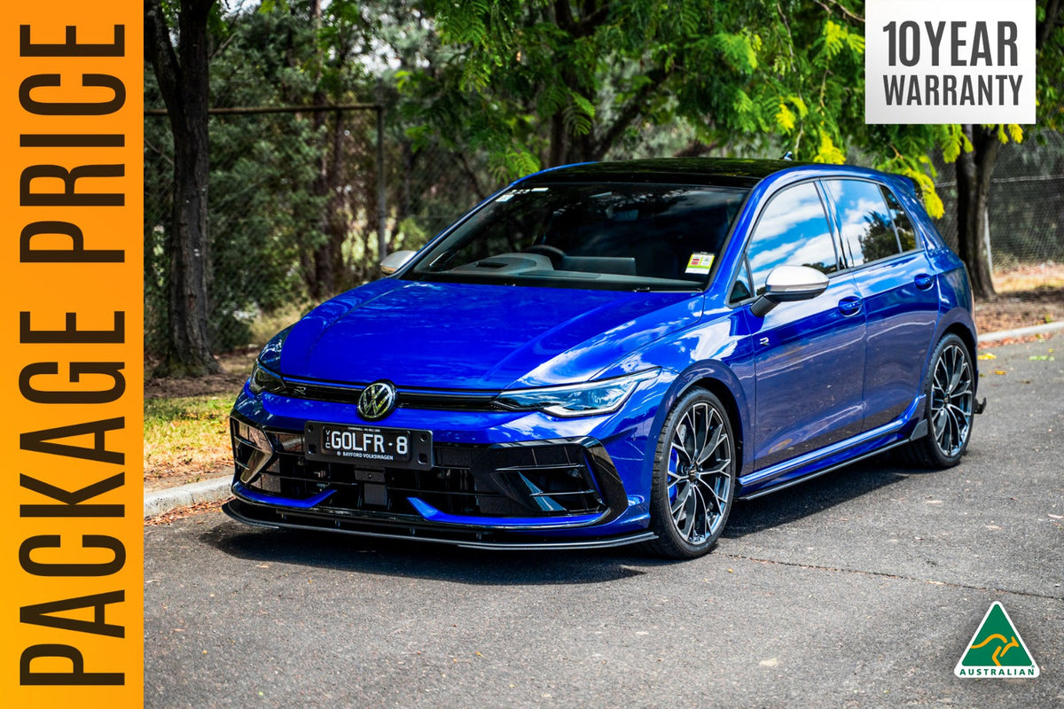 Flow Designs - MK8.5 Golf R Full Lip Splitter Set