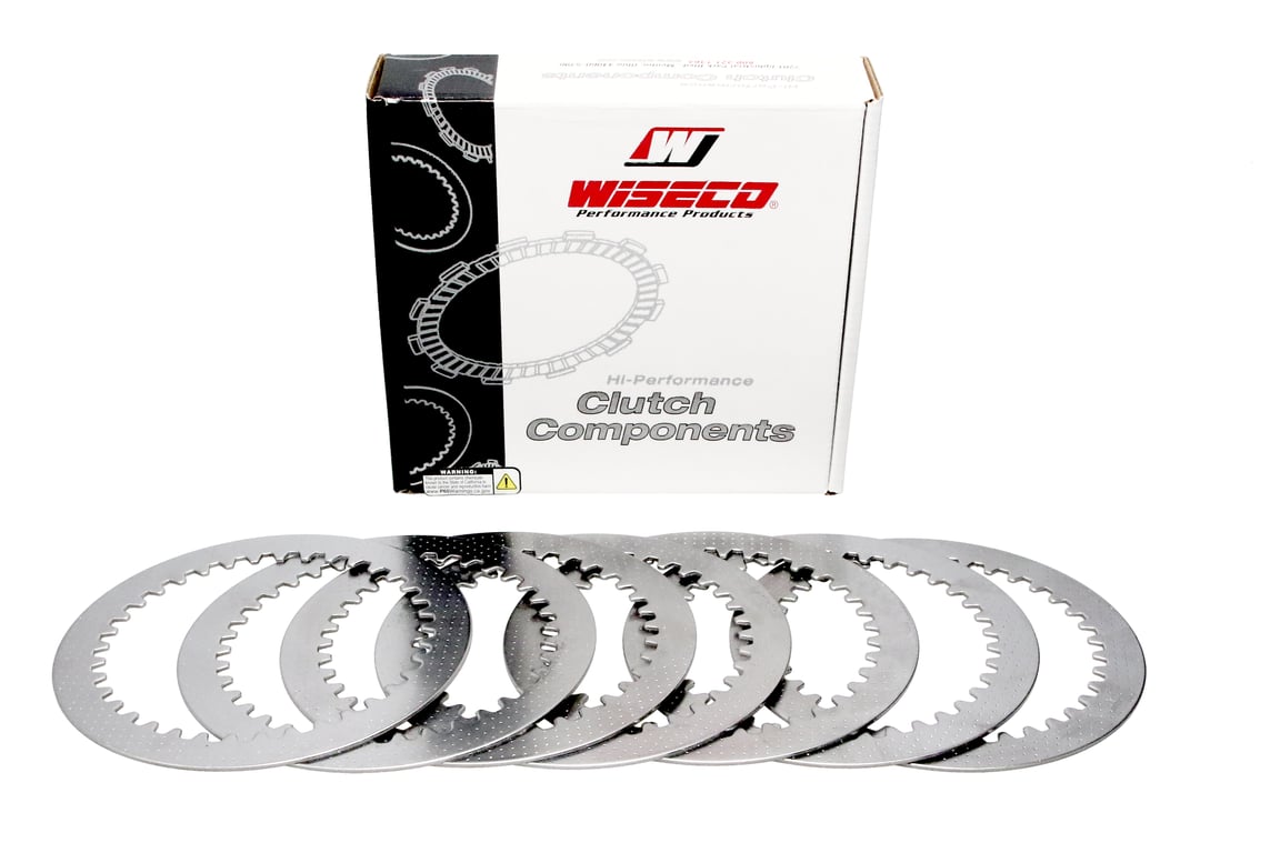 Wiseco Clutch Plate Kit - 7 Steel Clutch Basket - WPPS006