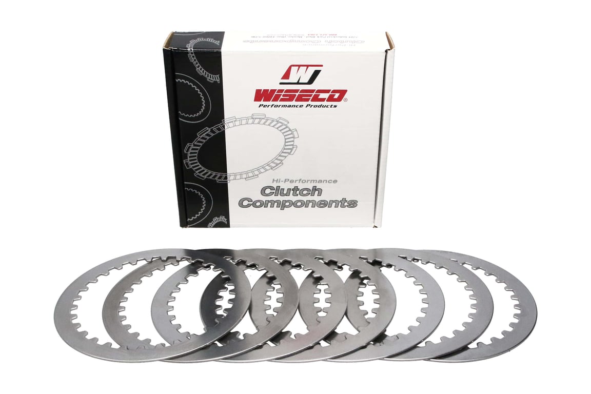 Wiseco Clutch Plate Kit - 7 Steel Clutch Basket - WPPS014