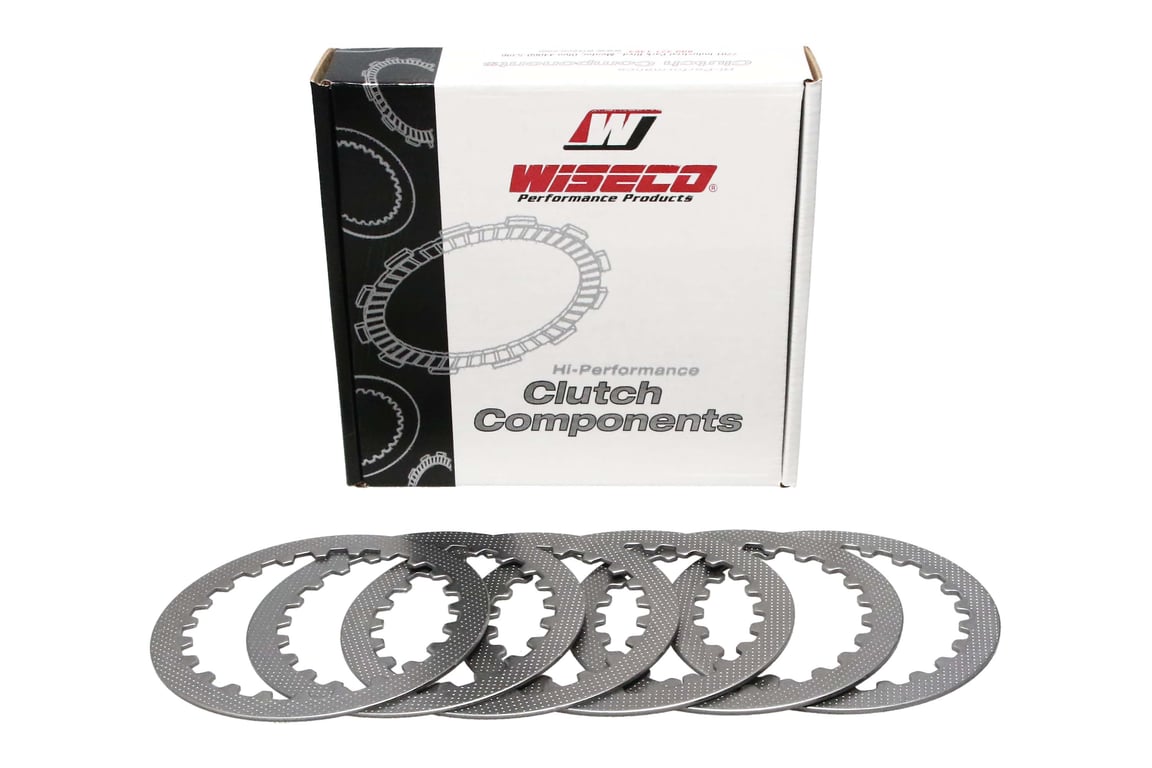 Wiseco Clutch Plate Kit - 6 Steel Clutch Basket - WPPS015