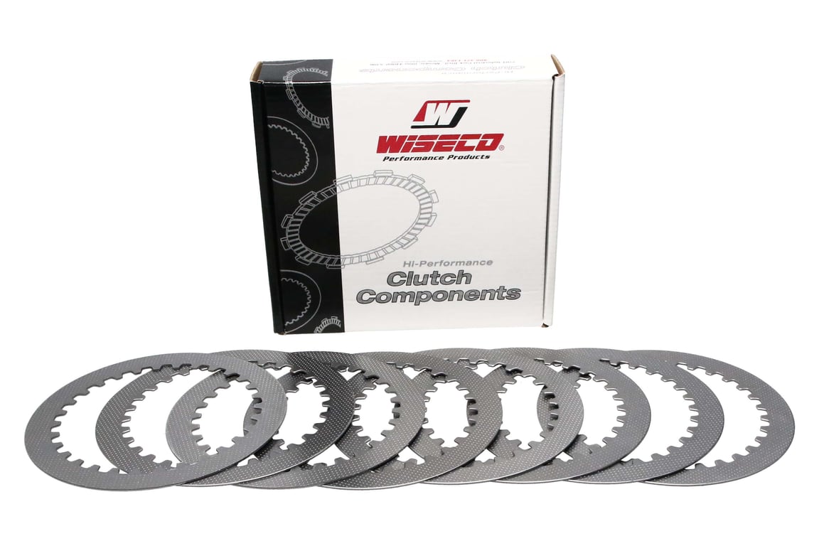 Wiseco Clutch Plate Kit - 8 Steel Clutch Basket - WPPS021