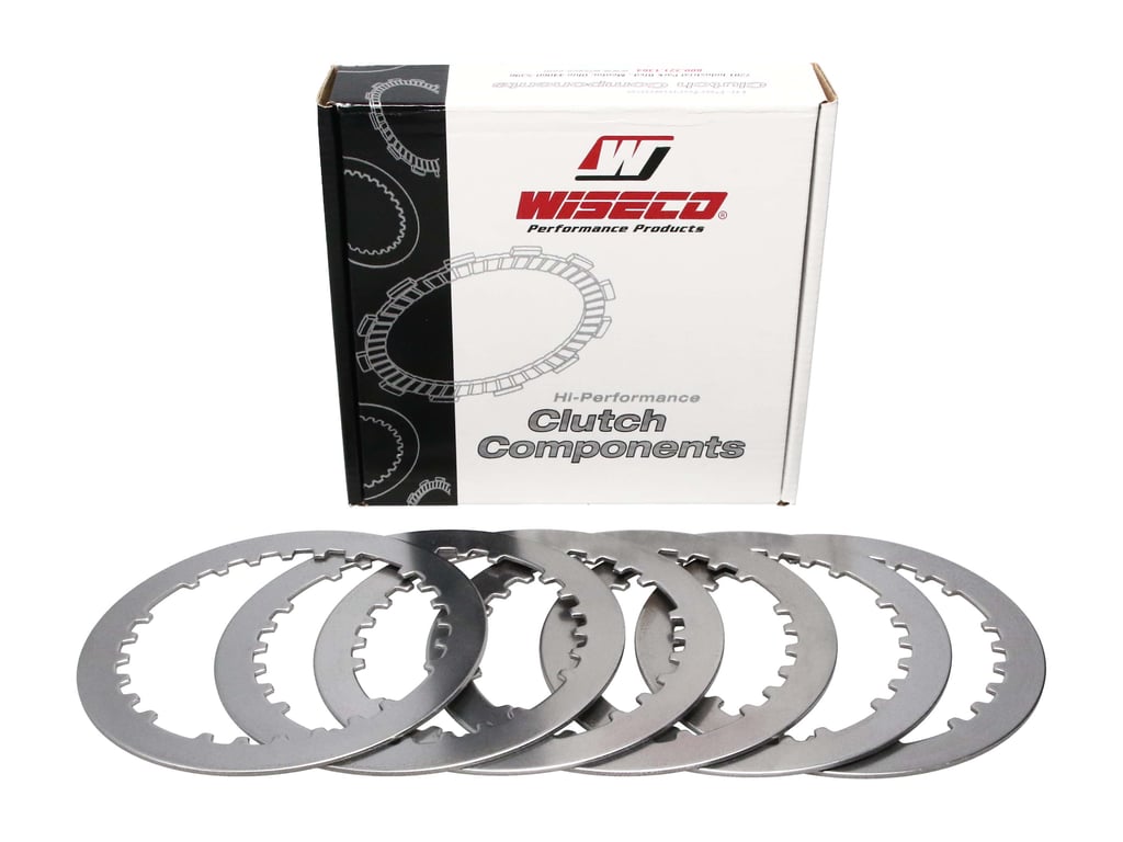 Wiseco Clutch Plate Kit - 6 Steel Clutch Basket - WPPS051