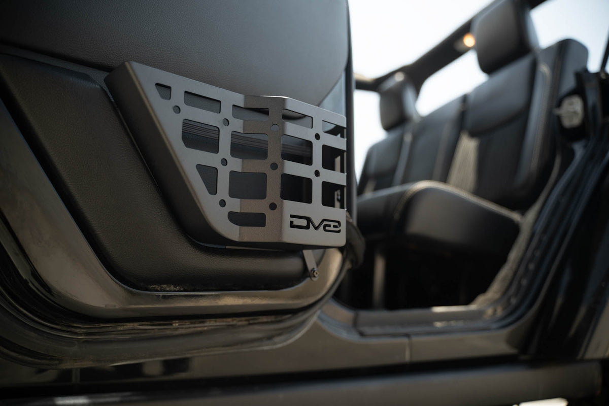DV8 Offroad - 2011-2018 Jeep Wrangler JK | Rear Door Pocket Molle Panels - MPJK-06