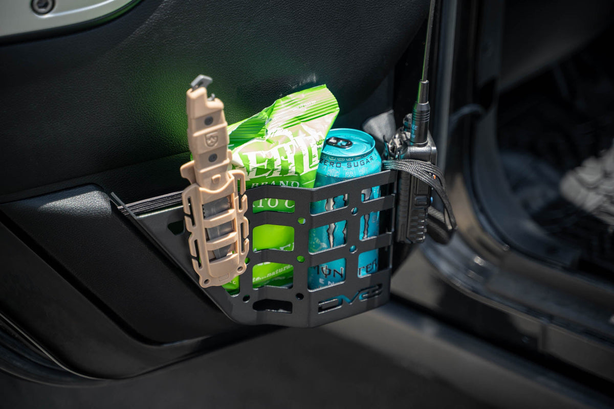 DV8 Offroad - 2011-2018 Jeep Wrangler JK | Rear Door Pocket Molle Panels - MPJK-06
