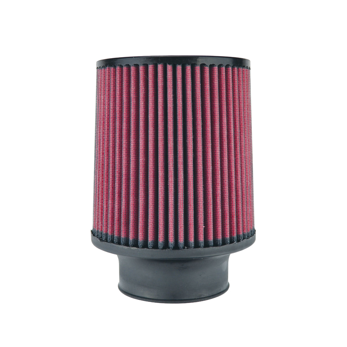 Injen High Performance Air Filter - 3 1/2 Black Oiled Filter 6  Base / 6 7/8 Tall / 5 1/2 Top - X-1021-BR