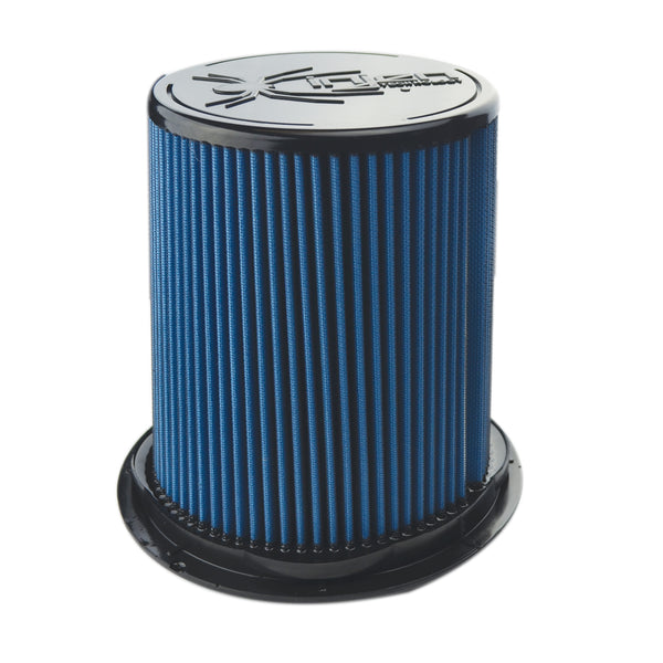 Injen SuperNano Web Dry Air Filter w/ Twist Lock Base- 5in Flange ID / 9.3in Base / 8.5in Height - X-1117-BB