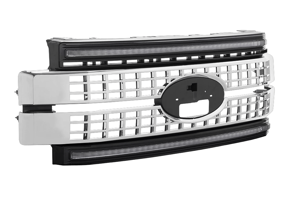 Morimoto - XBG LED Grille: Ford Super Duty (17-19) (Chrome Finish / Amber DRL) - XBG08