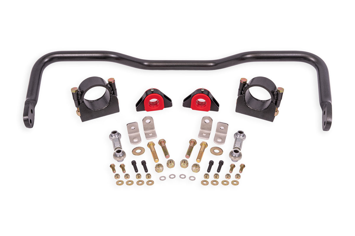 BMR 64-72 A-Body w/ 3.25in Axles Rear Solid 1.375in Xtreme Anti-Roll Bar Kit - Black Hammertone - XSB007H