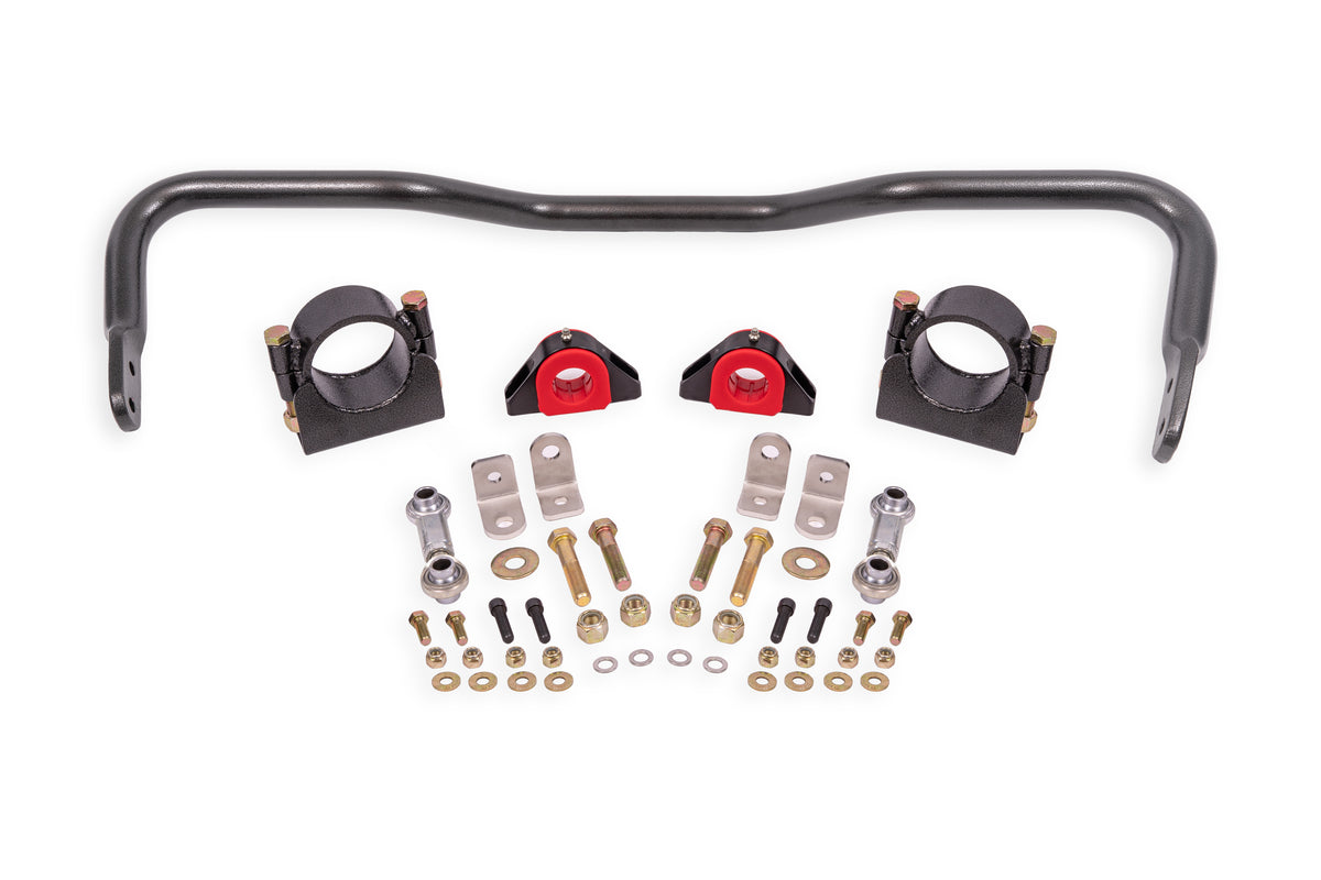 BMR 78-87 G-Body w/ 3in Axles Rear Solid 1.375in Xtreme Anti-Roll Bar Kit - Black Hammertone - XSB008H