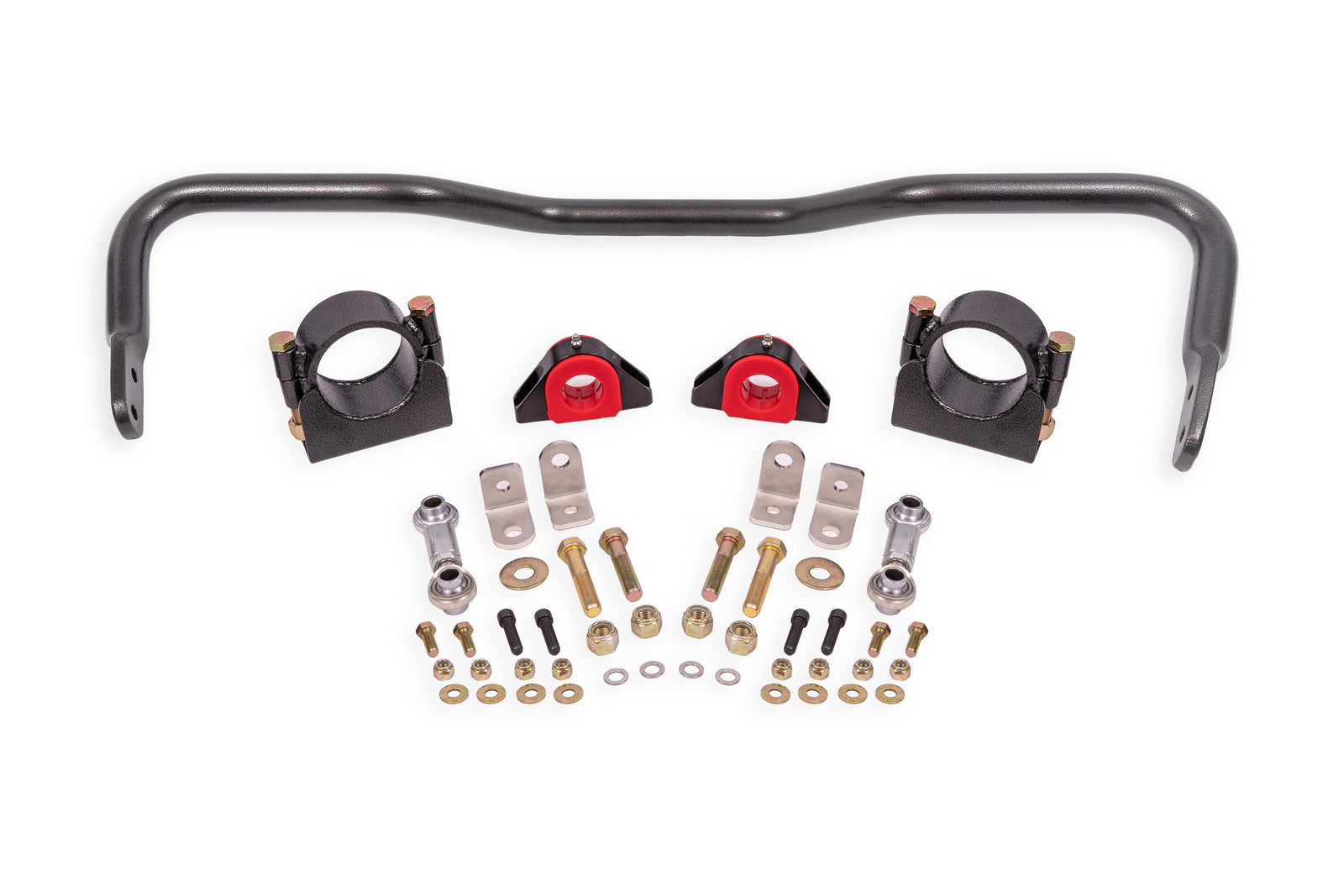 BMR 78-87 G-Body w/ 3in Axles Rear Solid 1.375in Xtreme Anti-Roll Bar Kit - Black Hammertone - XSB008H