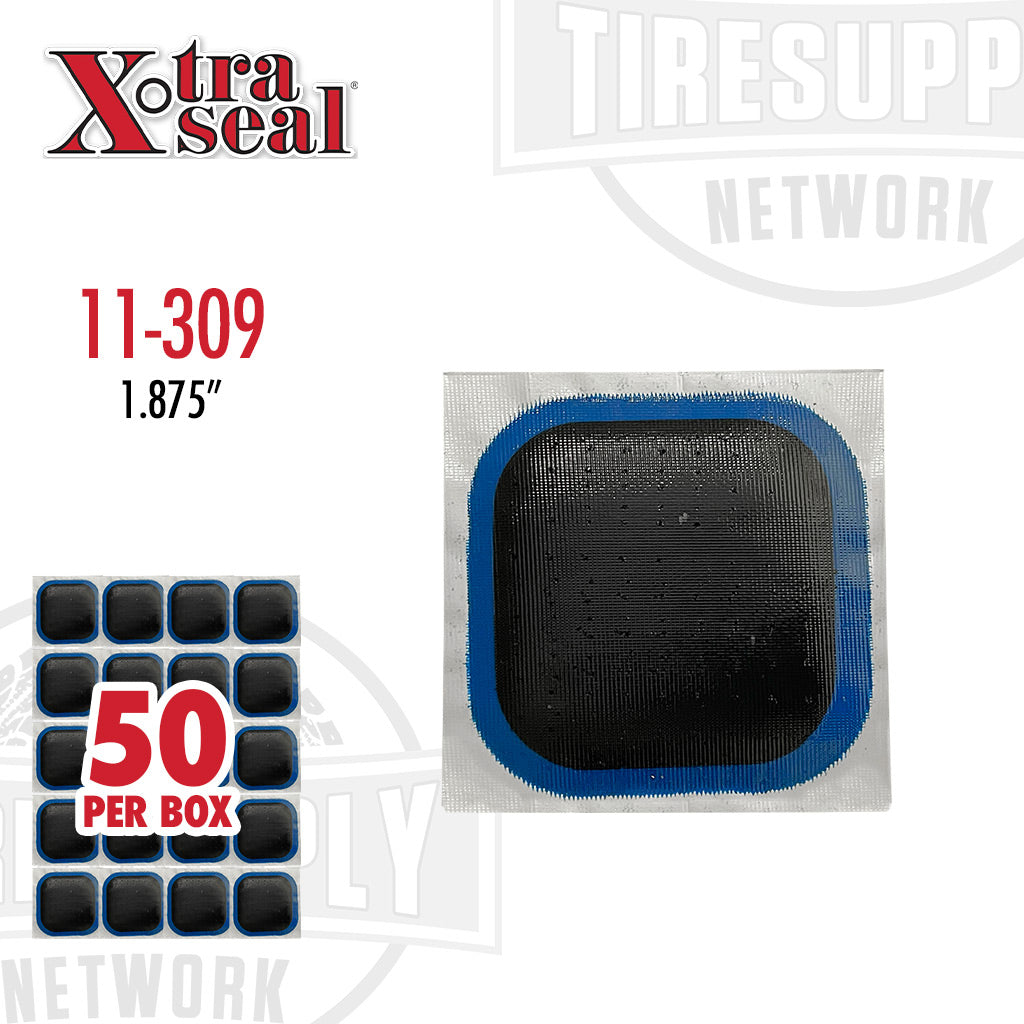 31 Inc - 2 1/8 (55Mm) Medium Square Blue Dot - SS11-308