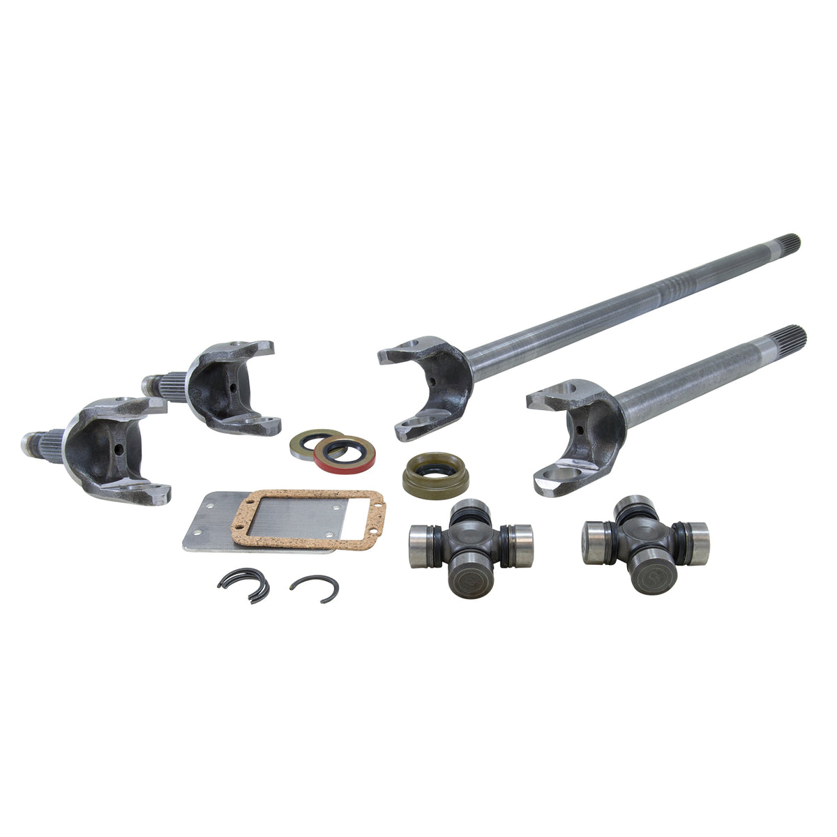 Yukon Gear 30 Spline 4340 Chrome-Moly Axle & Grizzly Locker Kit For Jeep TJ / XJ / YJ & Zj - YA W24162-YGL