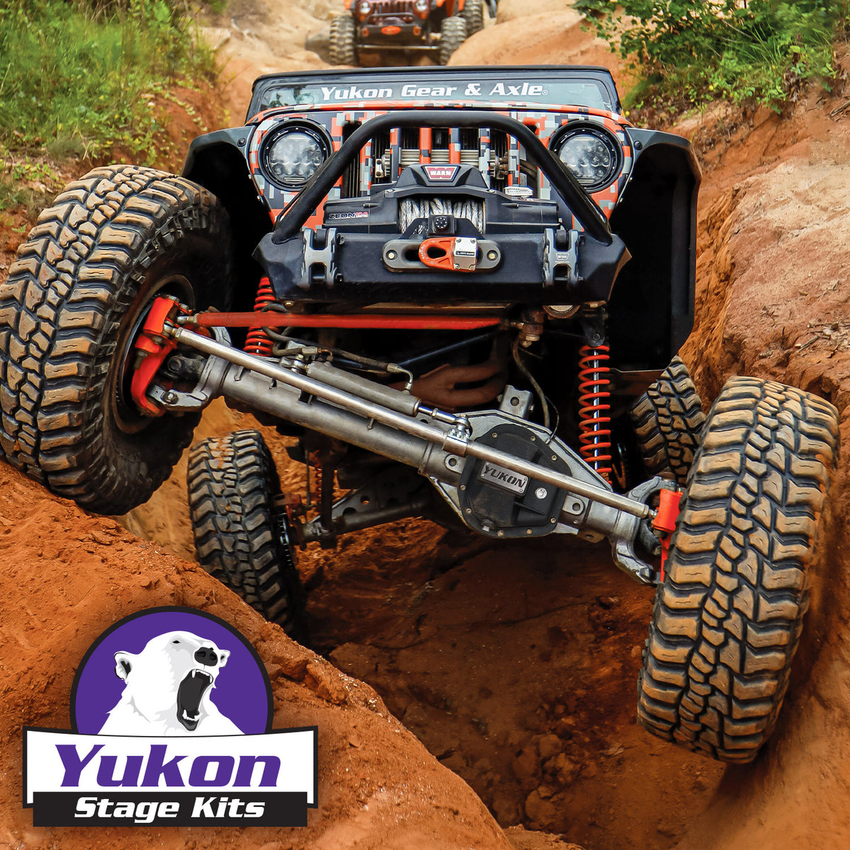 Yukon 18-23 Jeep JL & JT M220 Rear/M210 Front Stage 2 Gear Kit Package 5.38 RATIO w/ F&R Covers - YGK070STG2