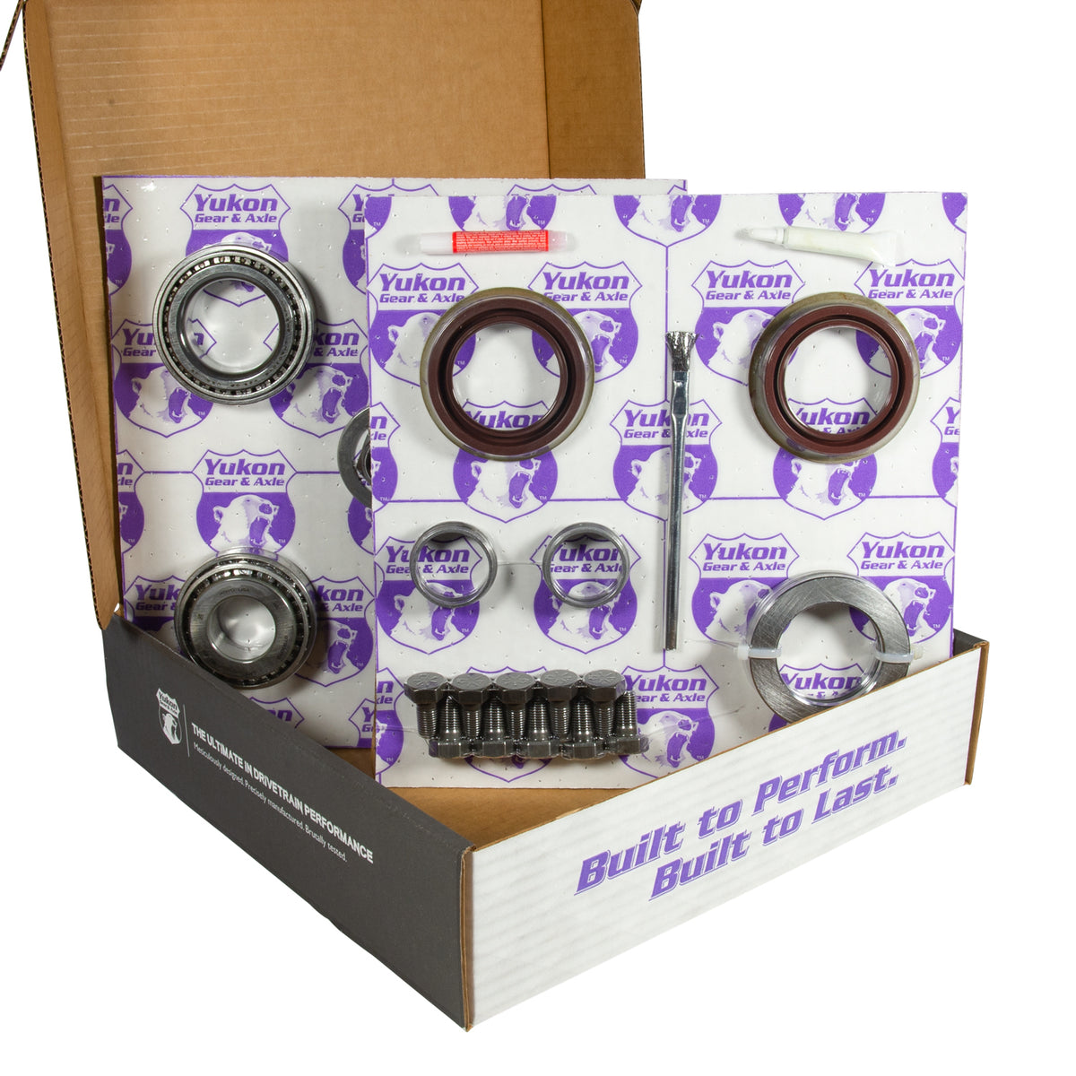 Yukon 8.6in GM 3.42 Rear Ring & Pinion Install Kit 30 Spline Positraction Axle Bearings and Seals - YGK2026