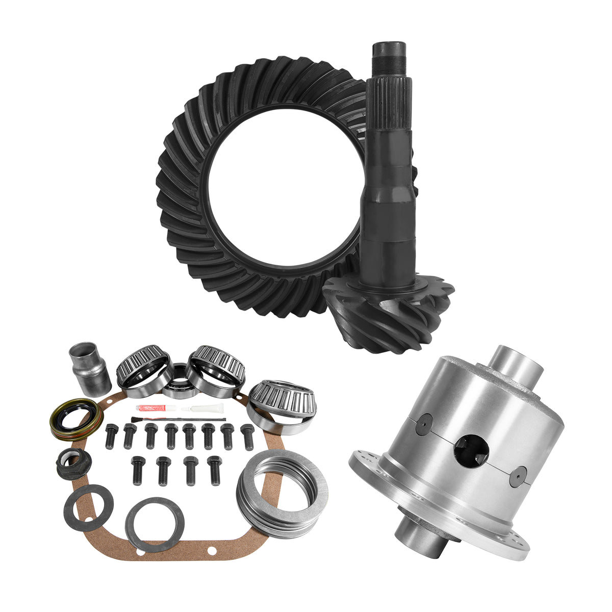 Yukon 10.5in Ford 4.30 Rear Ring & Pinion Install Kit 35 Spline Positraction - YGK2154