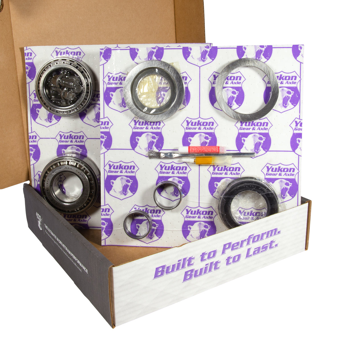 Yukon 9.5in GM 3.42 Rear Ring & Pinion Install Kit 33 Spline Positraction Axle Bearing and Seals - YGK2252